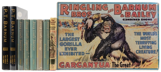  BARNUM, P.T. Group of 7 volumes by Barnum. Including: The B...