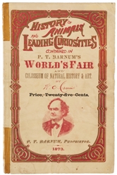  [BARNUM, P. T. (1810-1891), subject]. CRUM, W. C. Illustrat...