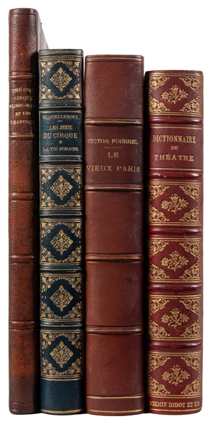  [BINDINGS]. Group of 4 circus and theater volumes. Includin...