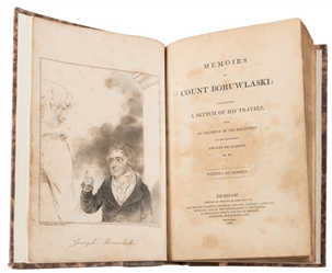  BORUWLASKI, Joseph. Memoirs of Count Boruwlaski. Durham: Fr...