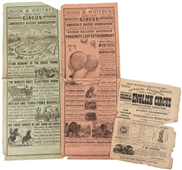  Cook & Whitby's Colossal English Circus. Two heralds and a ...