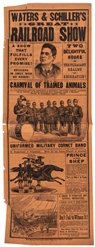  Waters & Schiller's Great Railroad Show herald. St. Louis: ...