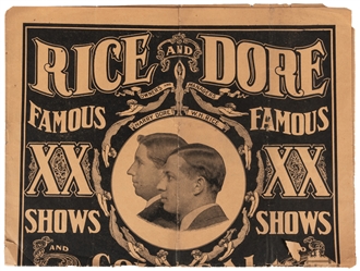  Rice and Dore Famous XX Shows. Colossal Water Carnival. Mil...