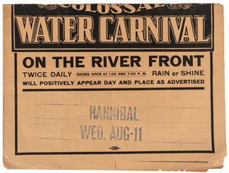  Rice and Dore Famous XX Shows. Colossal Water Carnival. Mil...