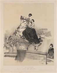 KAISER, Eduard (1820-1895), after. Renz Circus / Madeline a...