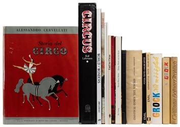  [CIRCUS]. Collection of approximately 50 books. Mid-late 20...