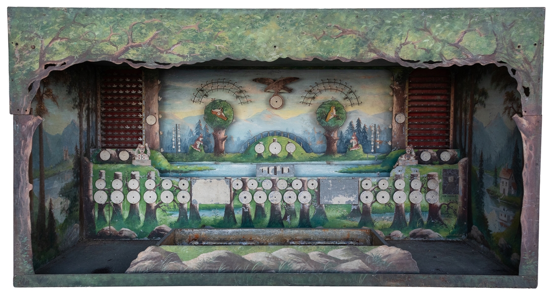  Large Mechanical Shooting Gallery. American, ca. early 20th...