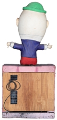  Humpty Dumpty Amusement Talking Figure. Large wooden and pa...