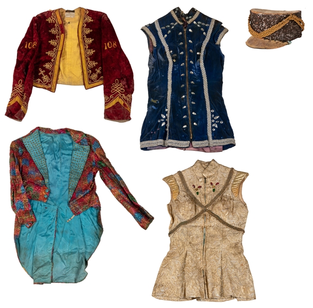  Group of Circus Performer Wardrobe including Costumes and H...