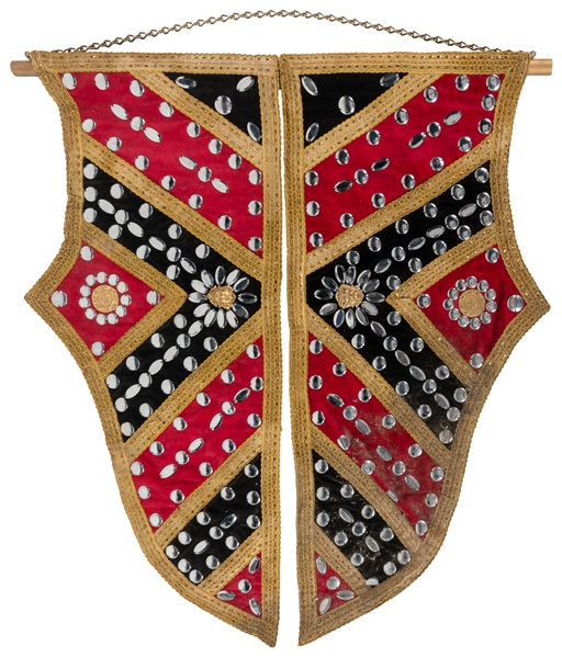  Pair of Circus Horse Decorative Blankets. [Ca. 20th century...
