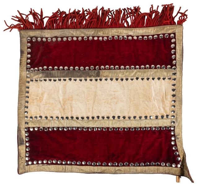  Circus Horse Decorative Blanket. [Ca. 20th century]. Elabor...