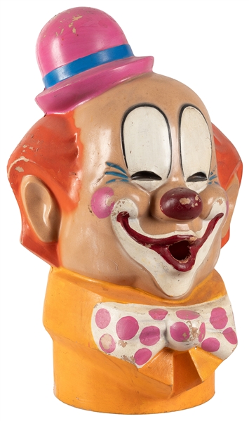  “Windy" Clown Head Helium Tank Topper / Balloon Inflator. B...