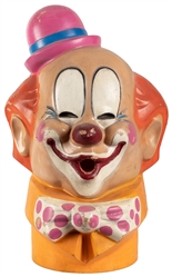  “Windy Clown Head Helium Tank Topper / Balloon Inflator. B...