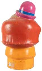  “Windy Clown Head Helium Tank Topper / Balloon Inflator. B...
