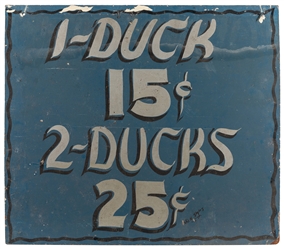  Three Hand-Painted Carnival Game Signs. Three hand-painted ...