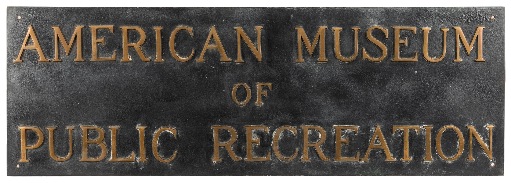  American Museum of Public Recreation Sign. Coney Island, Br...
