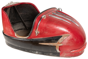  [CARNIVAL RIDES]. Bumper Car Ride Vehicle. [N.p., ca. 20th ...