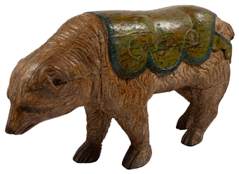  Polar Bear Carousel Figure. [N.p., ca. 20th century]. Charm...