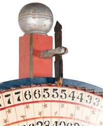  [CARNIVAL GAMES]. Wheel of Fortune Spinning Wheel with Stan...