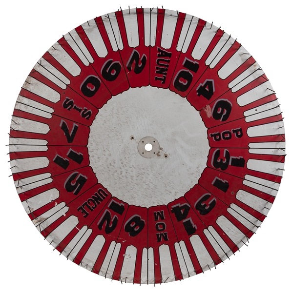  [CARNIVAL GAMES]. Game of Chance Spinning Wheel. [N.p., ca....