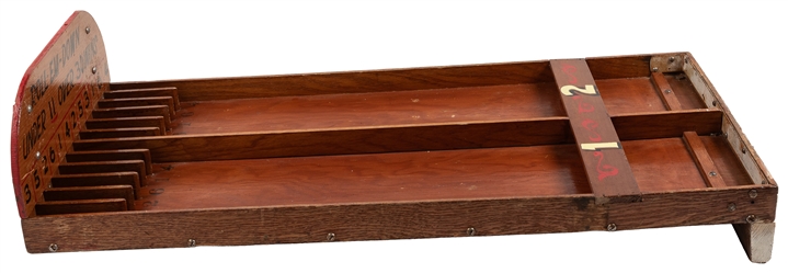  [CARNIVAL GAMES]. Pair of “Roll – Em – Down Ball Play Boar...