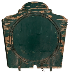  [CARNIVAL DECORATIONS]. Hand-Painted Wooden Panel with Inse...