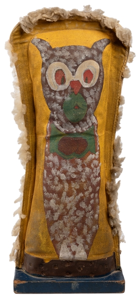  Carnival Cat Knock-Down Doll. 20th century. Painted canvas ...