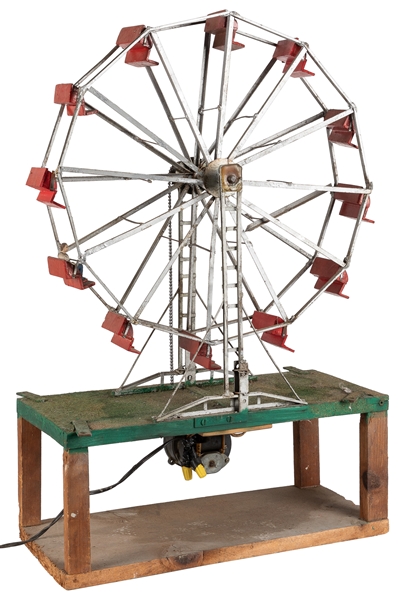 Electric Model Ferris Wheel. Plastic and wooden model with ...