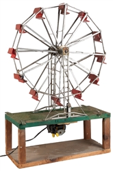  Electric Model Ferris Wheel. Plastic and wooden model with ...