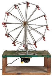  Electric Model Ferris Wheel. Plastic and wooden model with ...