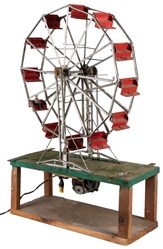  Electric Model Ferris Wheel. Plastic and wooden model with ...