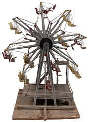  Scale Model Metal Ferris Wheel. American, mid-20th Century....