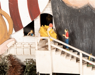  Riverview Amusement Park Model. Plywood and papier-mâché mo...