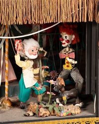  Pelham Puppets Illuminated Marionette Theater. Wooden mario...