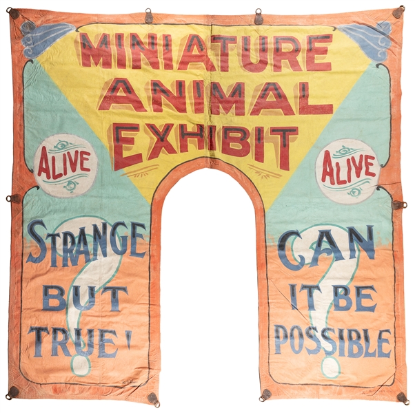  JOHNSON, Fred (American, 1892 – 1990). Miniature Animal Exh...