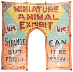  JOHNSON, Fred (American, 1892 – 1990). Miniature Animal Exh...
