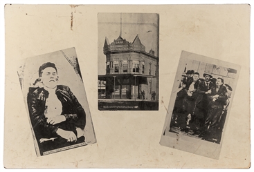 Dalton Gang Sideshow Lobby Board. Circa 1930s-40s. Photogra...