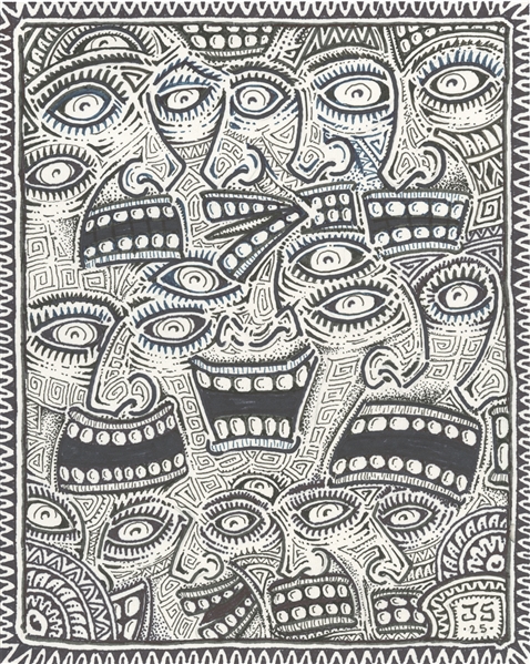  [TATTOO]. SHAW, Jonathan (American, b. 1953) Untitled. (Cra...