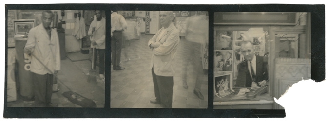  [HUBERT'S MUSEUM]. Group of 4 photos. Including: Hubert's M...