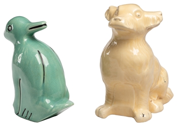  [RIPLEY, Robert]. Two planters made by Weller for the Ruby ...