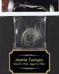  TOMAINI, Jeanie (1916 – 1999). Jeanie Tomaini's Lock of Hai...