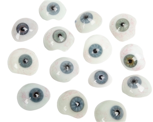  Two Cases of Prosthetic Glass Eyes. 20th century. 34 pale b...