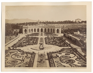  Three large mounted photographs of the Capuchin Crypt in Ro...