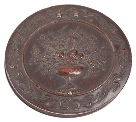  Antique Cased Hair Mourning Display. Circa 19th century. Ov...