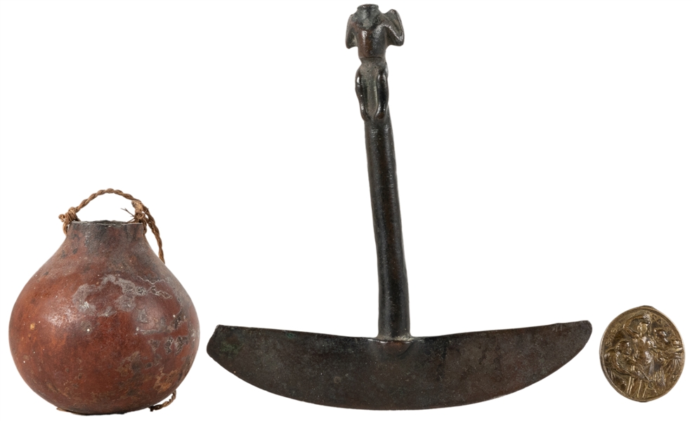  [ODDITIES]. Three Curious Objects. Includes an Italian 15th...