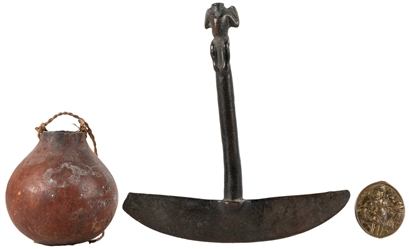  [ODDITIES]. Three Curious Objects. Includes an Italian 15th...