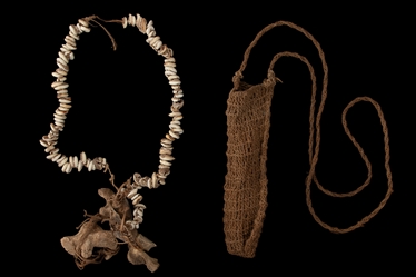  [ETHNOGRAPHIC CRAFTS]. New Guinea, Two Children's Necklaces...