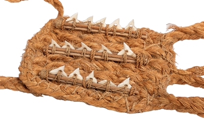  [ETHNOGRAPHIC CRAFTS]. Shark Tooth Gloves. Gilbert Islands ...