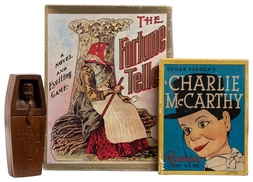  [GAMES & NOVELTIES]. Three pieces. Including: The Fortune T...