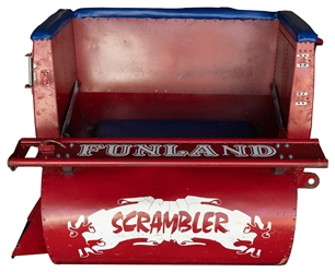  Scrambler Funland Amusement Park Ride Cars. Lot of 3. Three...